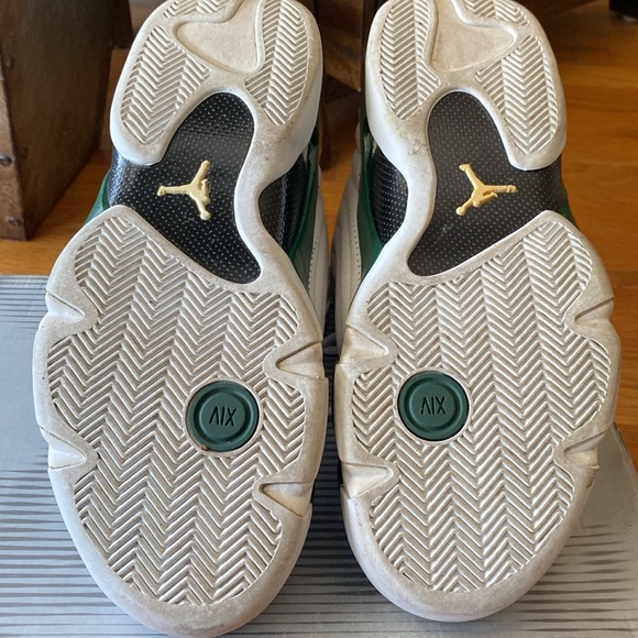 {SOLD} Men’s Air Jordan 14 Retro, White/Black Forest-Lt Graphite, size 10.5 - Picture 11 of 11